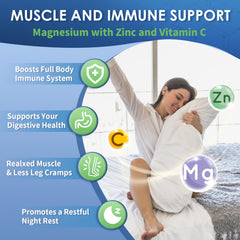 Ingredients highlight: zinc, vitamin D3 and magnesium glycinate