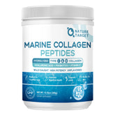 Nature Target Marine Collagen Peptides Powder bottle with scoop