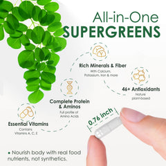 Independent lab testing seal for Nature Target Moringa