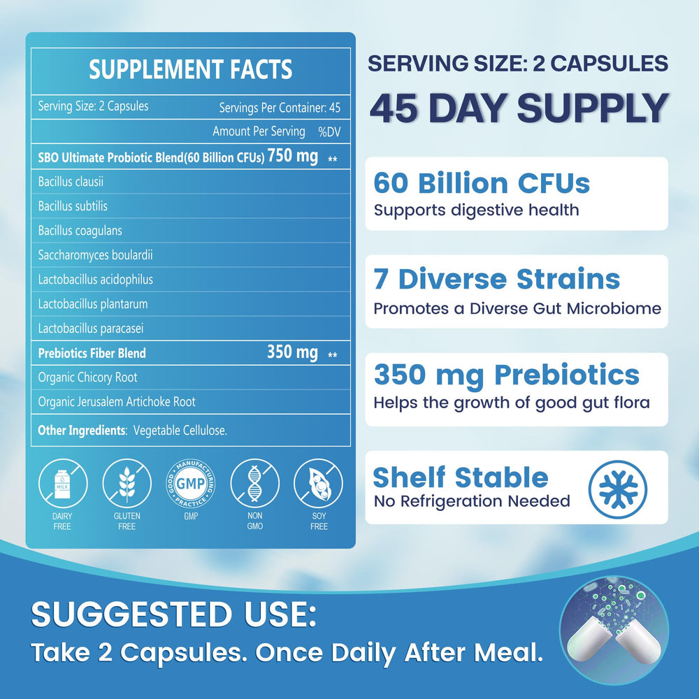 Shelf-stable Nature Target Probiotics bottle requiring no refrigeration
