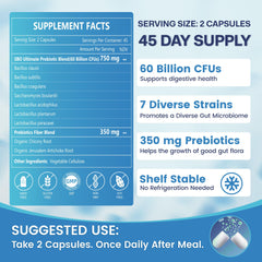 Shelf-stable Nature Target Probiotics bottle requiring no refrigeration