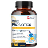 NATURE TARGET Probiotics for Men bottle label