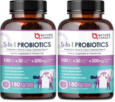 Pack of 2 bottles of NATURE TARGET Probiotics
