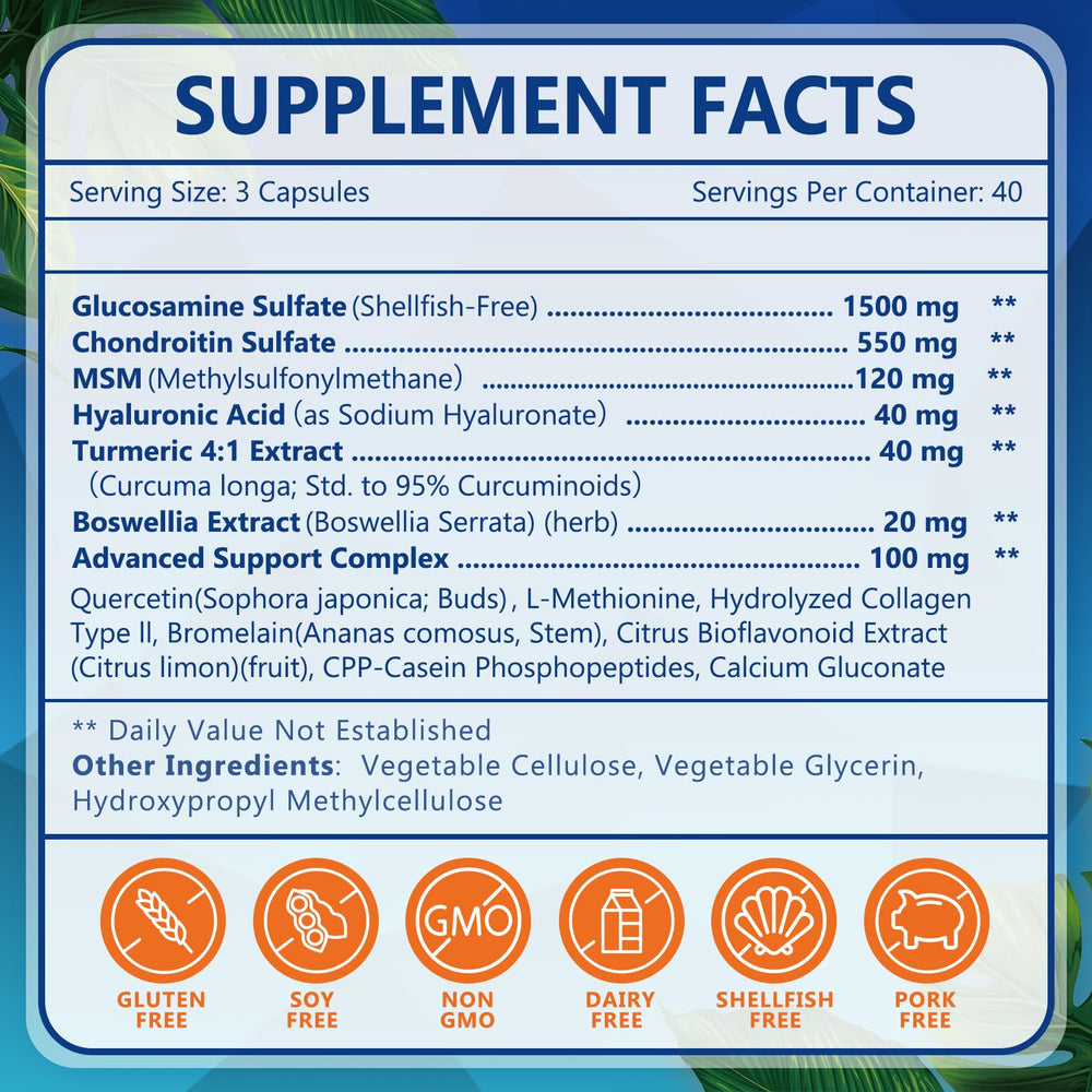 Quercetin and Citrus Bioflavonoid antioxidants for joints