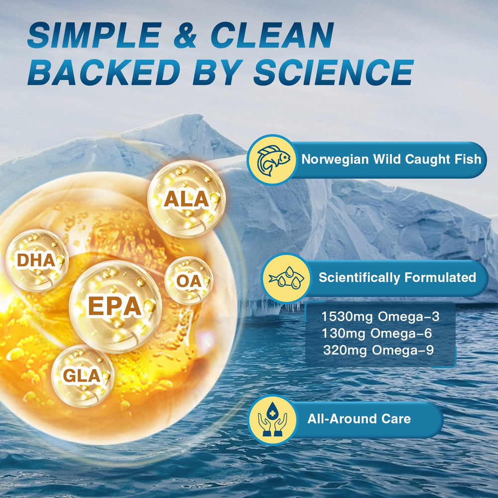 Sustainably sourced, eco-friendly fish oil concept