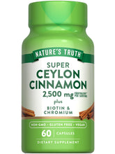 Nature's Truth Ceylon Cinnamon Capsules bottle – 60 count