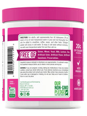 Non-GMO and allergen-free icons on Nature's Truth Collagen Powder packaging