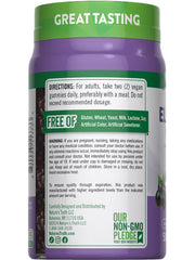 Elderberry gummies product packaging and labeling