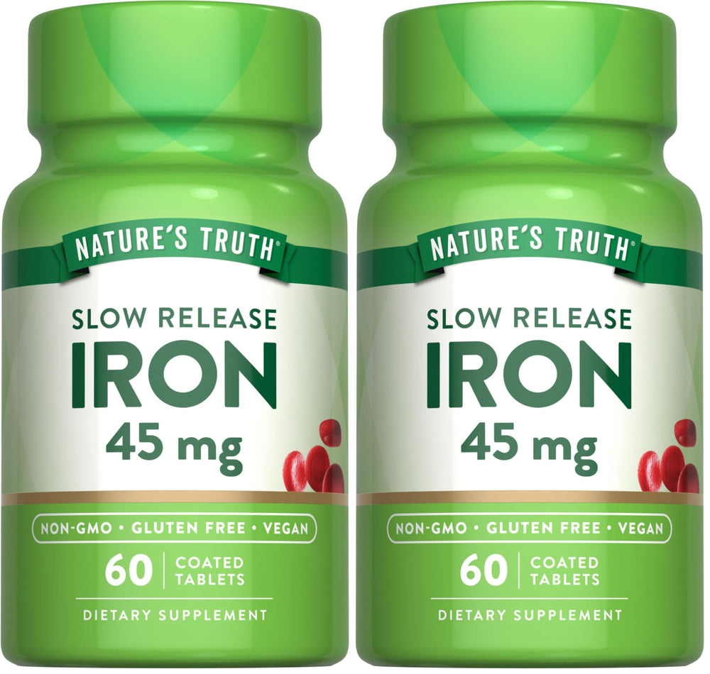 Nature's Truth Iron Supplement bottle with 60 pills