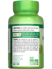 Lifestyle shot showing Nature's Truth Saw Palmetto bottle with capsules