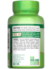 Lifestyle image of Nature's Truth Vitamin E Softgels on a kitchen counter