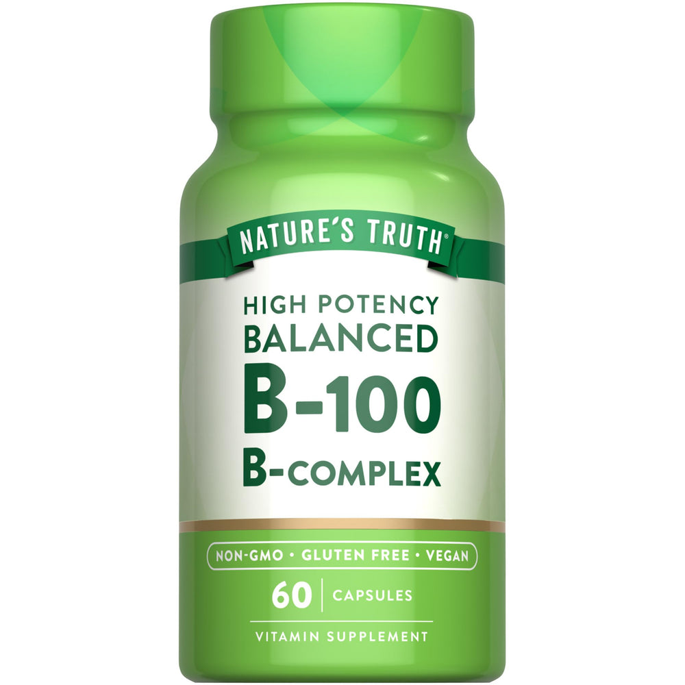 Nature’s Truth Vitamin B Complex B-100 bottle front