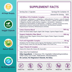Prebiotic fiber included in Nature Target Probiotics