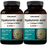 NatureBell 2 Pack Hyaluronic Acid bottle label front