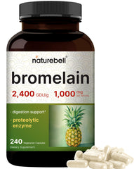NatureBell Bromelain 1,000mg per serving capsules