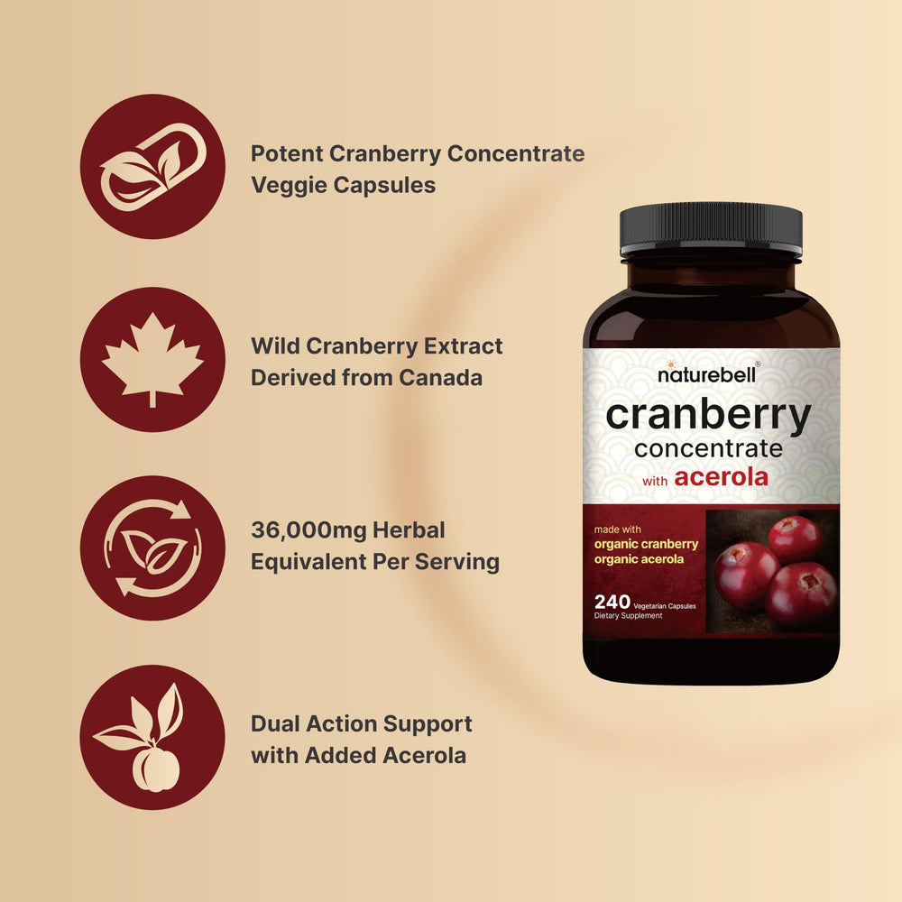 Organic cranberry extract from Vaccinium macrocarpon fruit