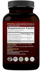 Sugar-free cranberry pills packaging front