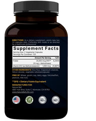 Concept image of energy and cognitive support supplement