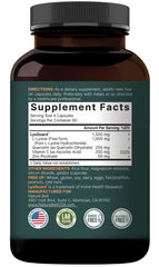 Lysine capsules with immune-support concept image