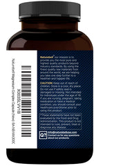Third-party lab tested seal on NatureBell magnesium complex for safety and potency.