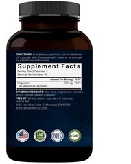 Made in California badge on NatureBell Magnesium Glycinate packaging