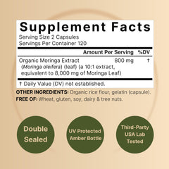 NatureBell Moringa Capsules 2-pack packaging