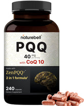 NatureBell PQQ 40mg + CoQ10 bottle label