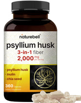 NatureBell Psyllium Husk Capsules bottle with label