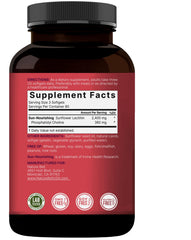 Ingredients list for NatureBell sunflower lecithin