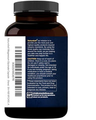 Third-party tested NatureBell magnesium glycinate seal on label