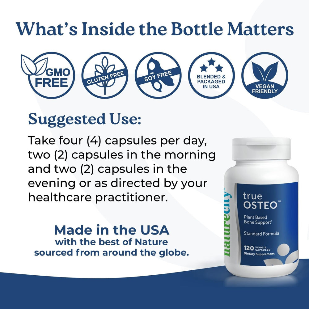 Plant-based ingredients for bone health in True-Osteo
