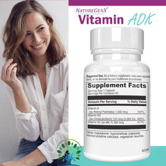 Lifestyle image showing wellness concept with NatureGenX ADK bottle