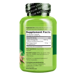 90 vegan capsules displayed on wooden surface