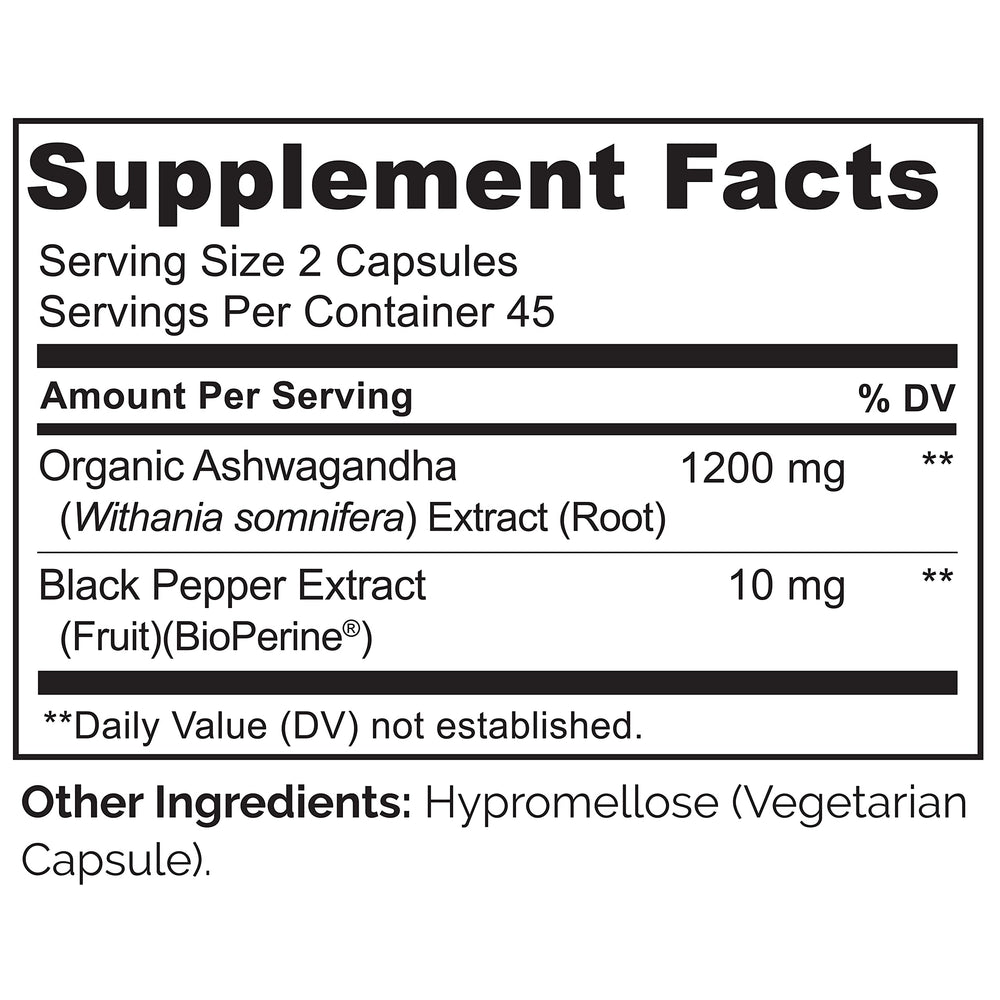 Close-up of Ashwagandha organic root powder