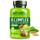 NATURELO Vitamin B Complex bottle front label