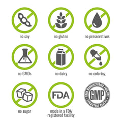 Collagen powder scoop labeled 1000 mg per scoop