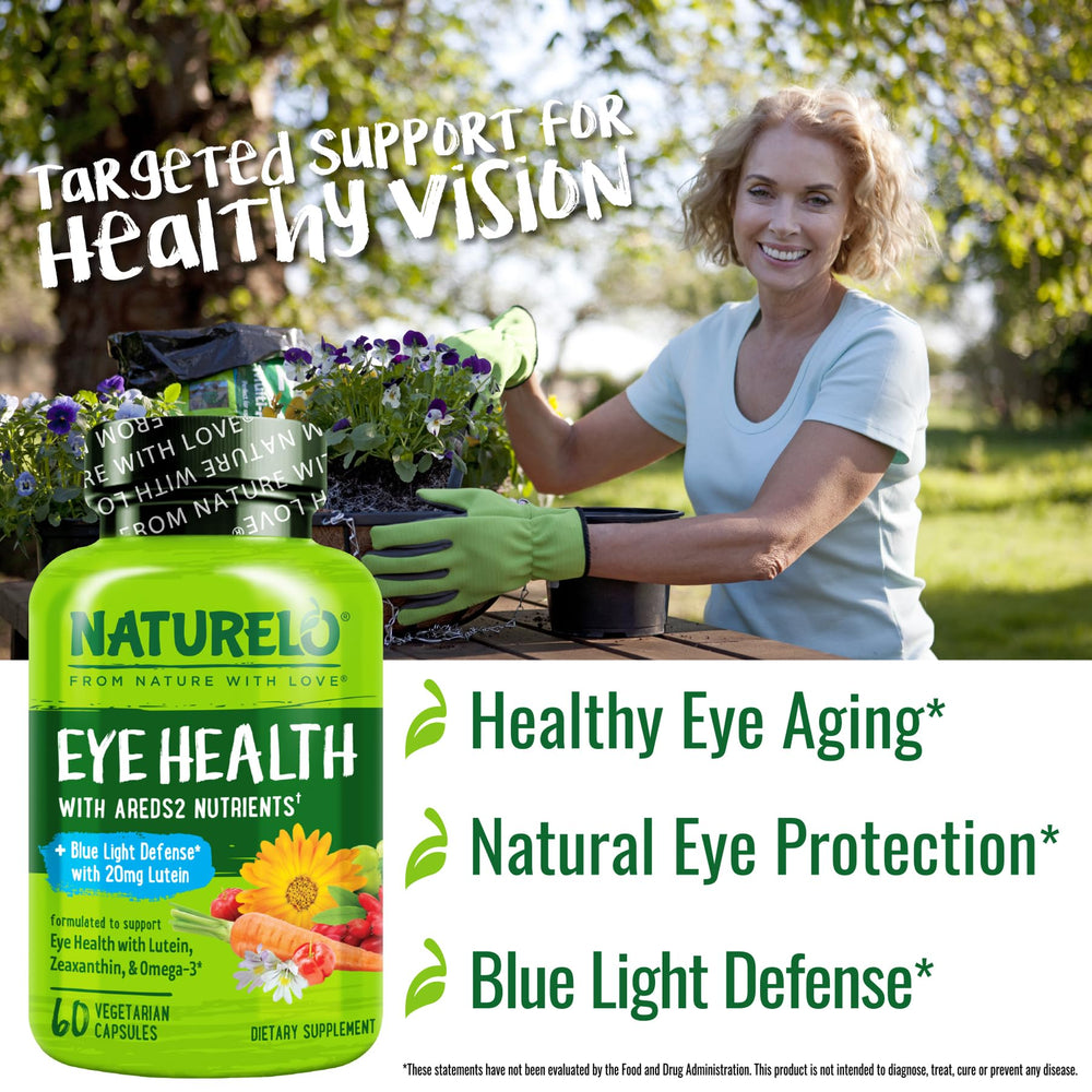 Plant-based omega-3 DHA and herbal eye-support extracts