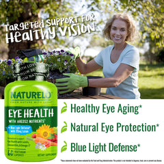 Plant-based omega-3 DHA and herbal eye-support extracts