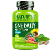 Bottle of NATURELO Men's Multivitamin with label