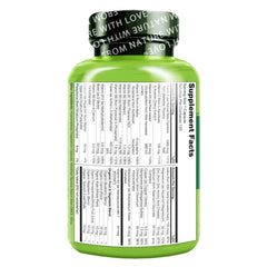 Label indicating vegan, non-GMO, gluten-free and soy-free