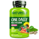 Front view of NATURELO One Daily Multivitamin for Women 60 count packaging