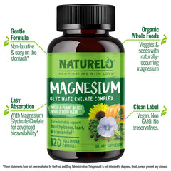 Organic vegetables and seeds used as magnesium source