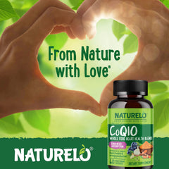 Naturelo plant based CoQ10 ingredients