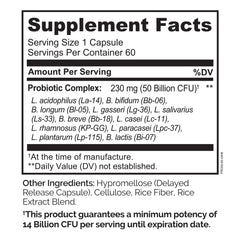 Delayed-release probiotic capsules designed for gut delivery