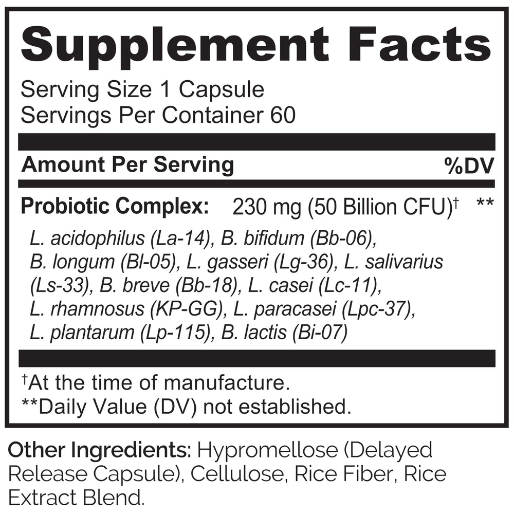 Natural ingredients used in Naturelo Probiotics