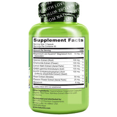 Vegan-friendly packaging and plant-based formulation of NATURELO Sleep Aid