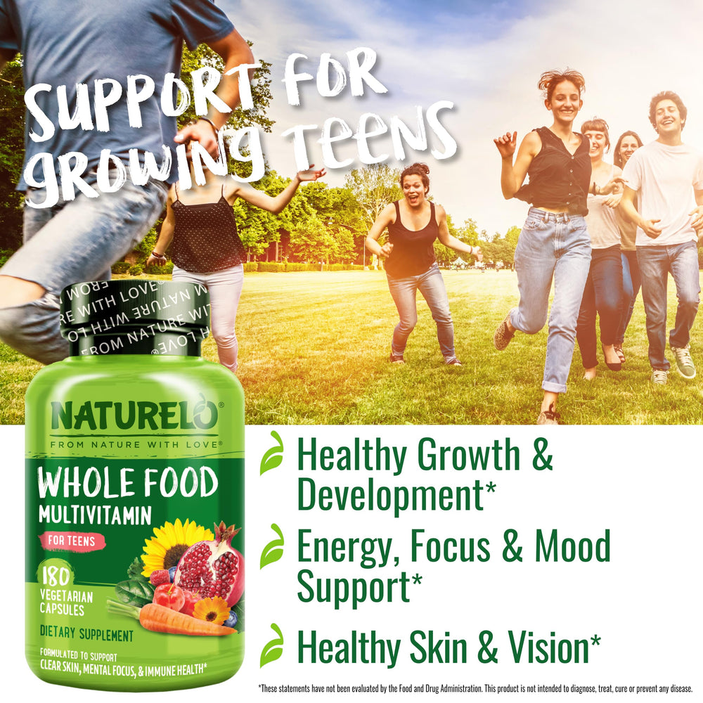 Whole food ingredients from real fruits and vegetables