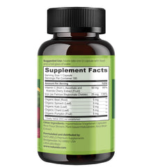 Vegan-friendly iron supplement suitable for men and women