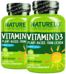 NATURELO Vitamin D3 2500 IU plant-based from lichen