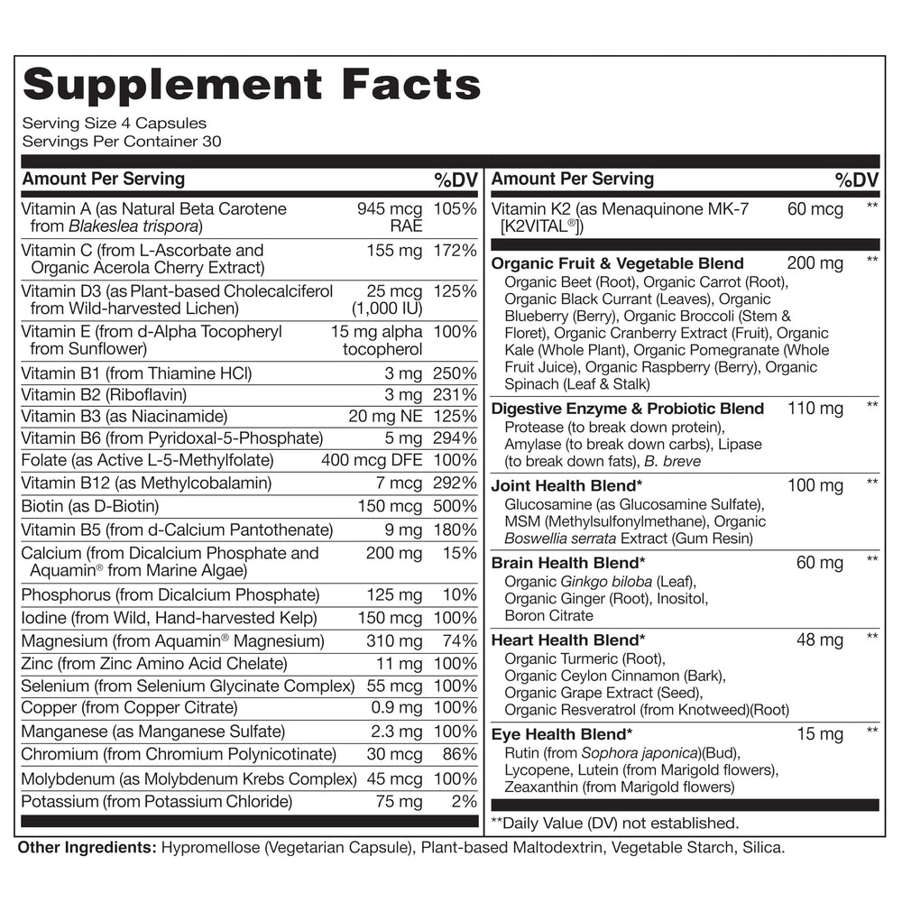 Vitamin D3 from lichen and Vitamin E from sunflower in Naturelo formula